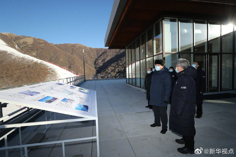习近平考察北京冬奥会、冬残奥会筹办工作