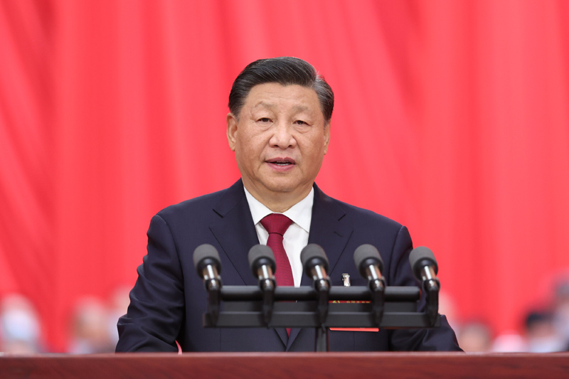 10月16日，中国共产党第二十次全国代表大会在北京人民大会堂开幕。习近平代表第十九届中央委员会向大会作报告。