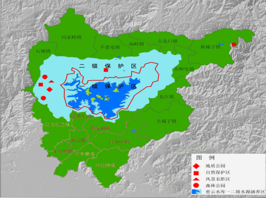 图8：密云县生态保护红线区示意图.png