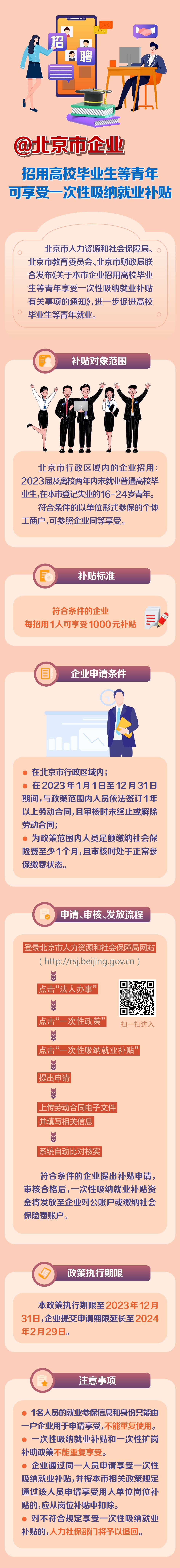 招用高校毕业生等青年可享受一次性吸纳就业补贴