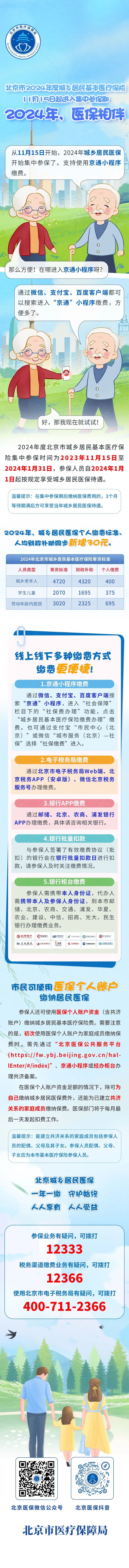 一图读懂：2024年度城乡居民医保进入集中参保期
