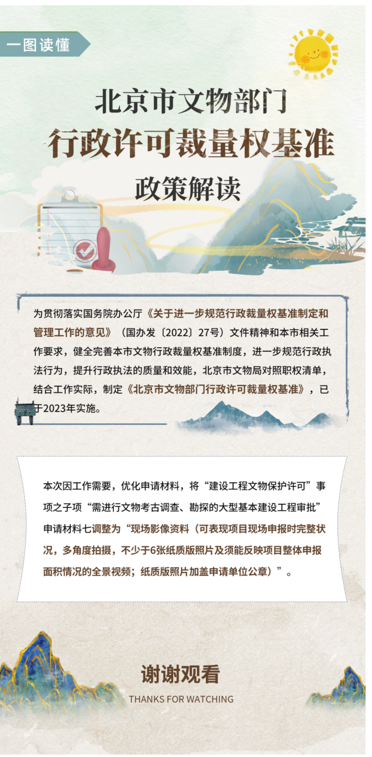 北京市文物部门行政许可裁量权基准政策解读