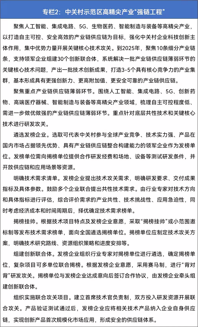 专栏2 中关村示范区高精尖产业“强链工程”.png